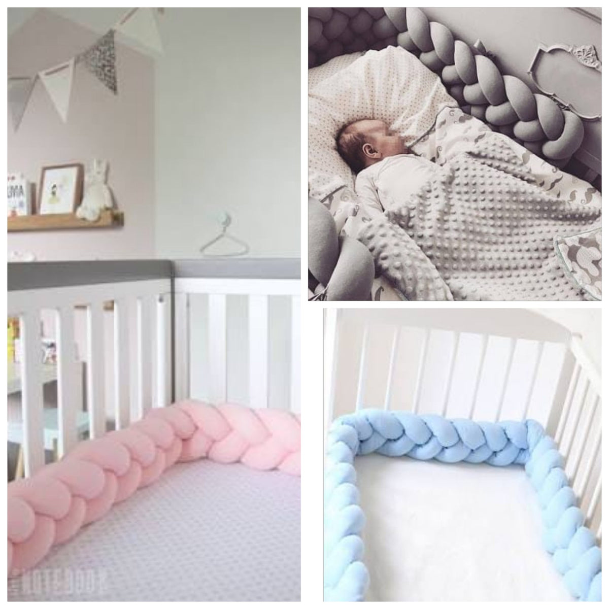 Plait sale cot bumper