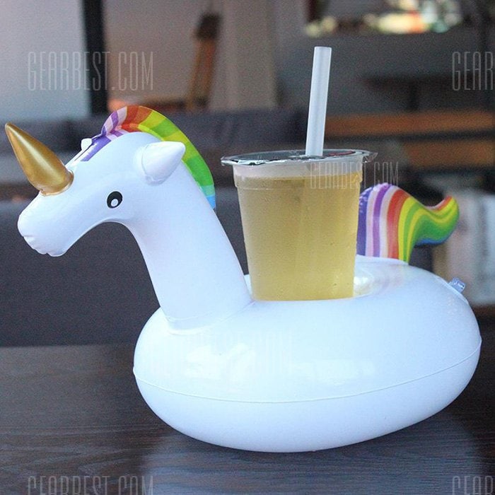 Unicorn float hot sale cup holder